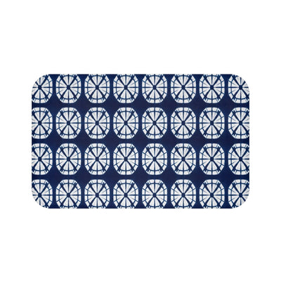 Japanese Shibori Indigo Bath Mat