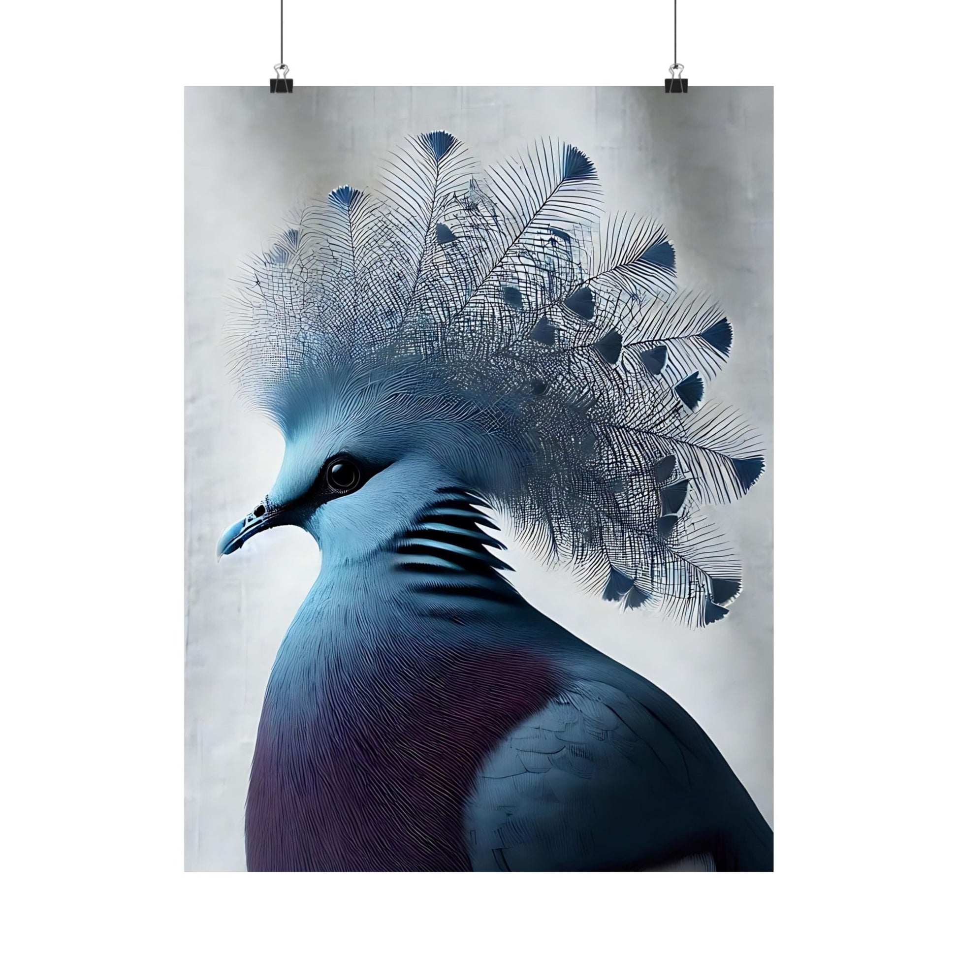 Artistic Bird Print Poster