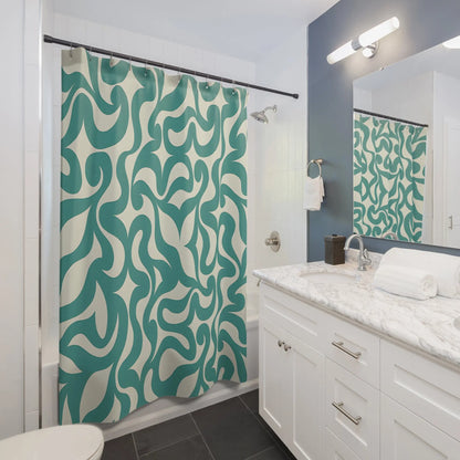 Bohemian Waves Shower Curtain