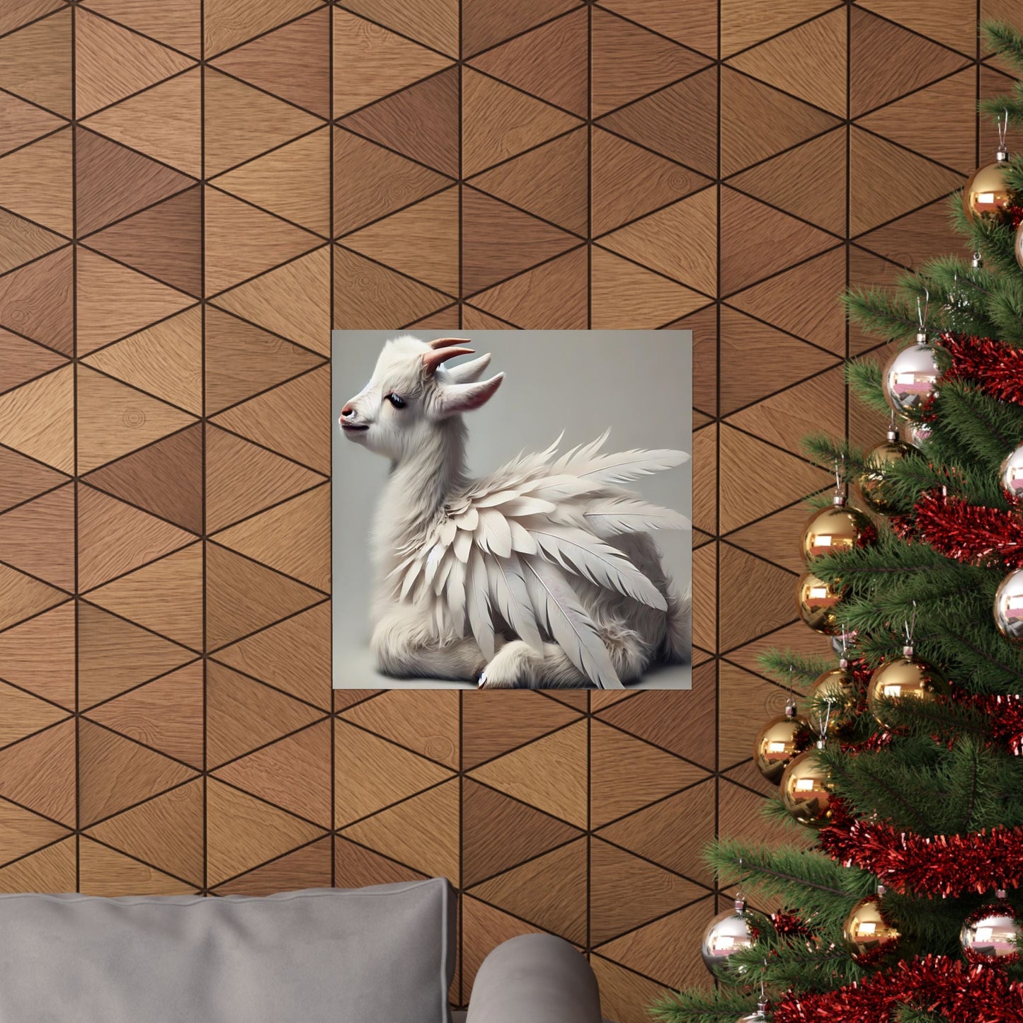 Whimsical Goat Art Print