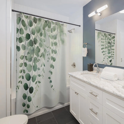 Botanical Modern Shower Curtain