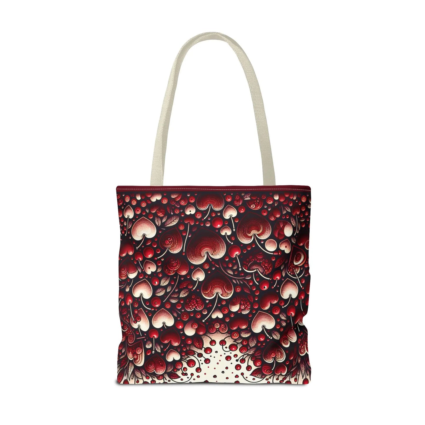 Cherry Hearts Tote Bag