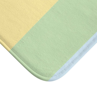 Pastel Striped Bath Mat