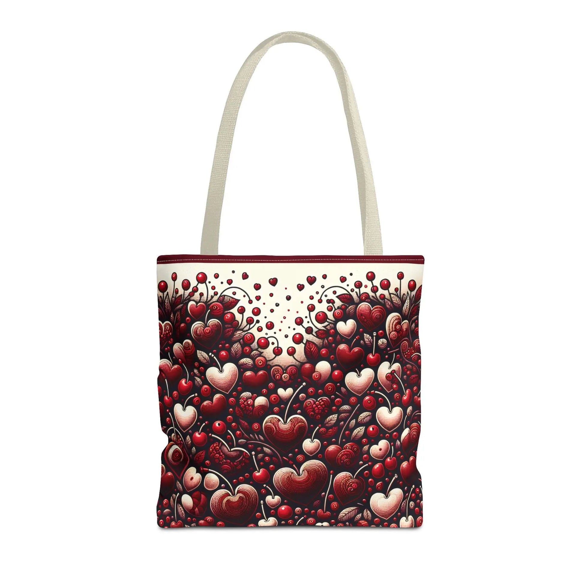 Cherry Hearts Tote Bag