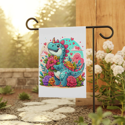 Whimsical Dino Garden Banner