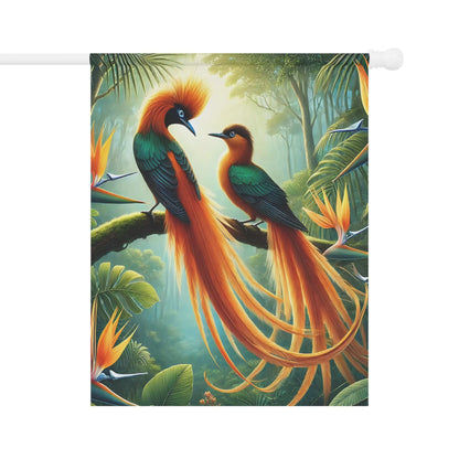 Tropical Bird Garden Banner