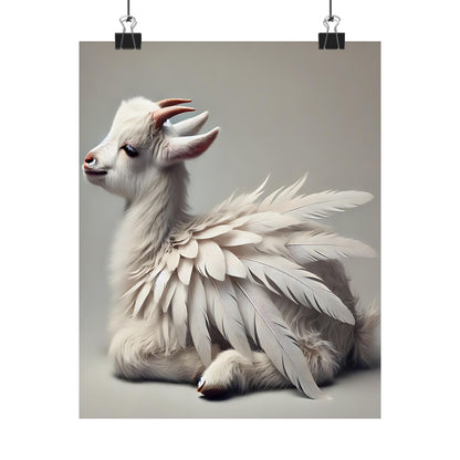 Whimsical Goat Art Print