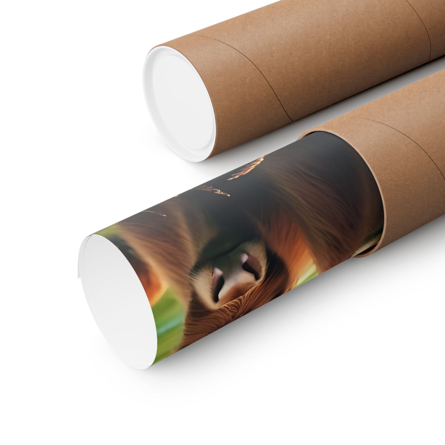 Highland Cow Matte Vertical Posters
