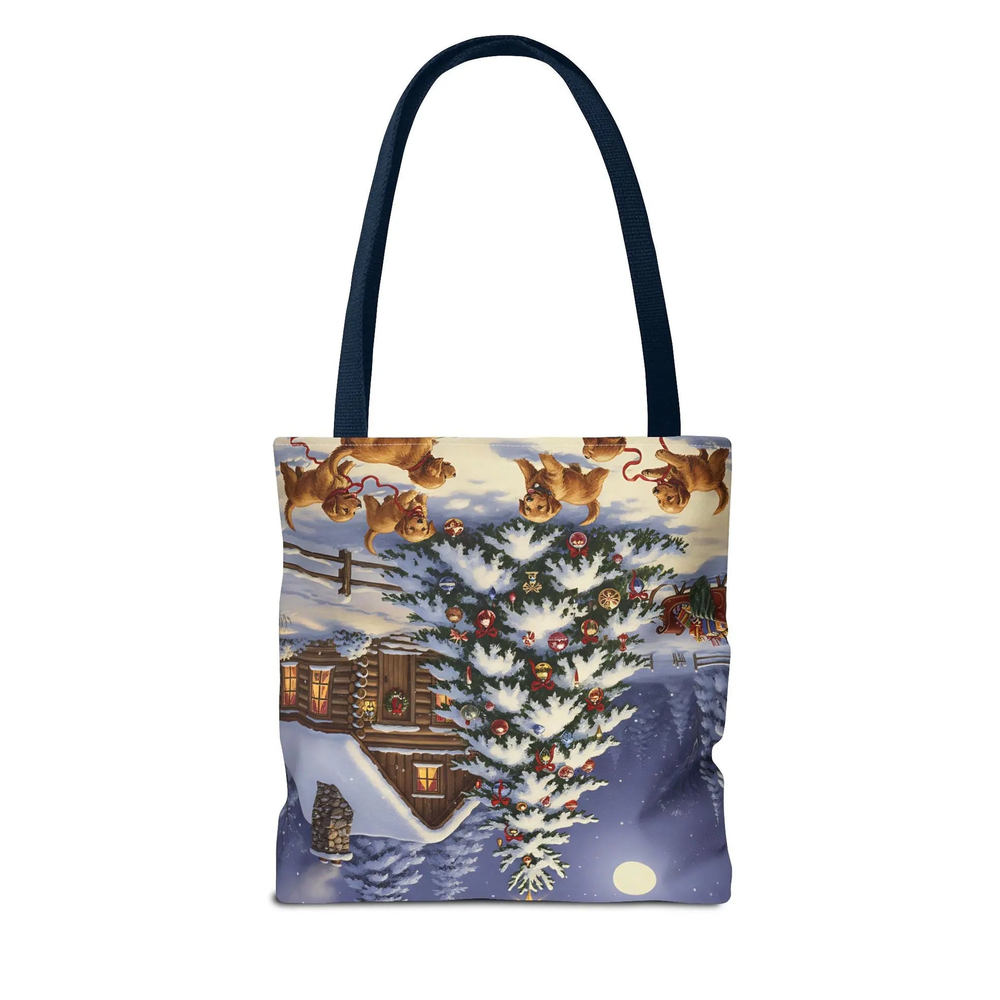 Christmas Cute Puppies Tote Bag