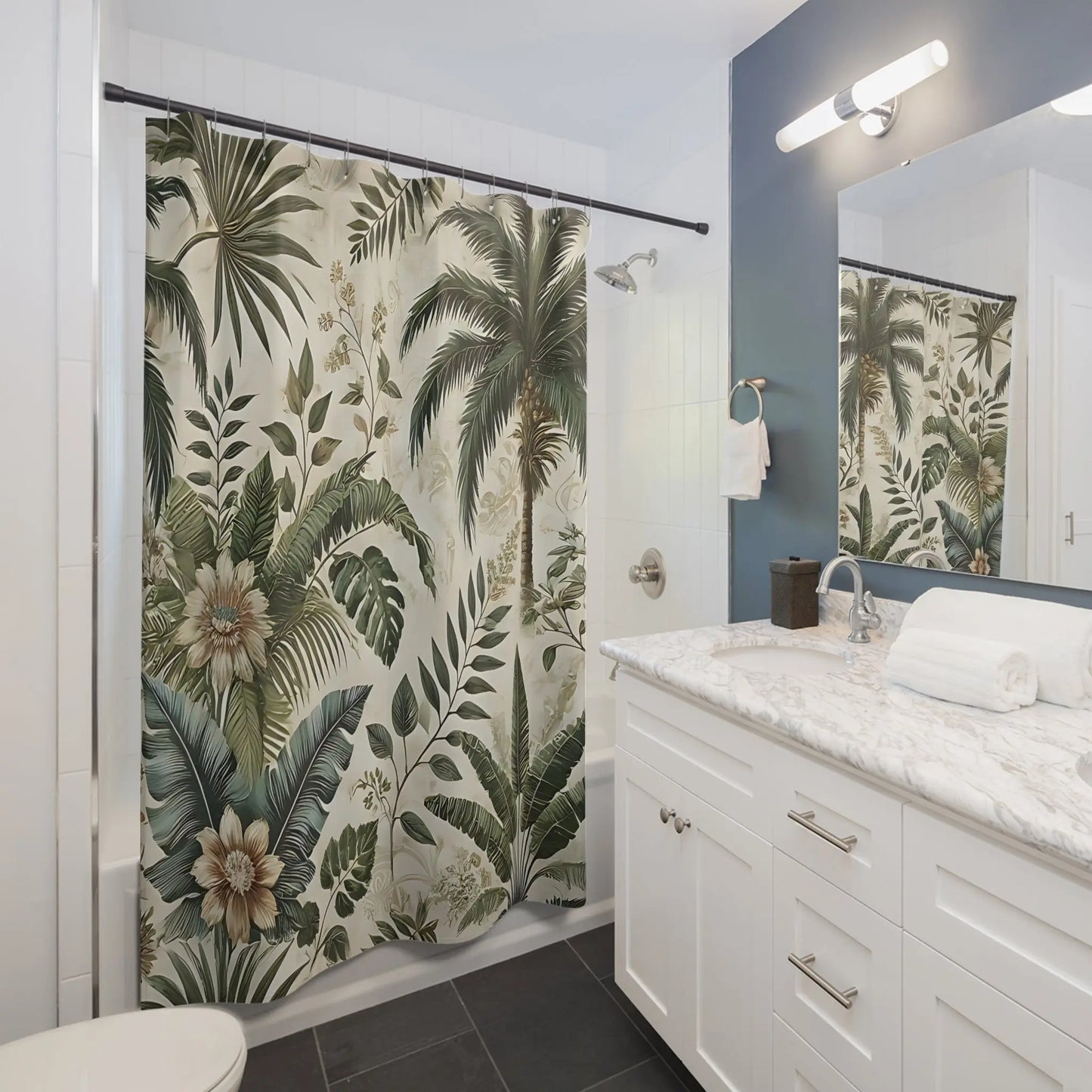 Tropical Vibe Shower Curtain
