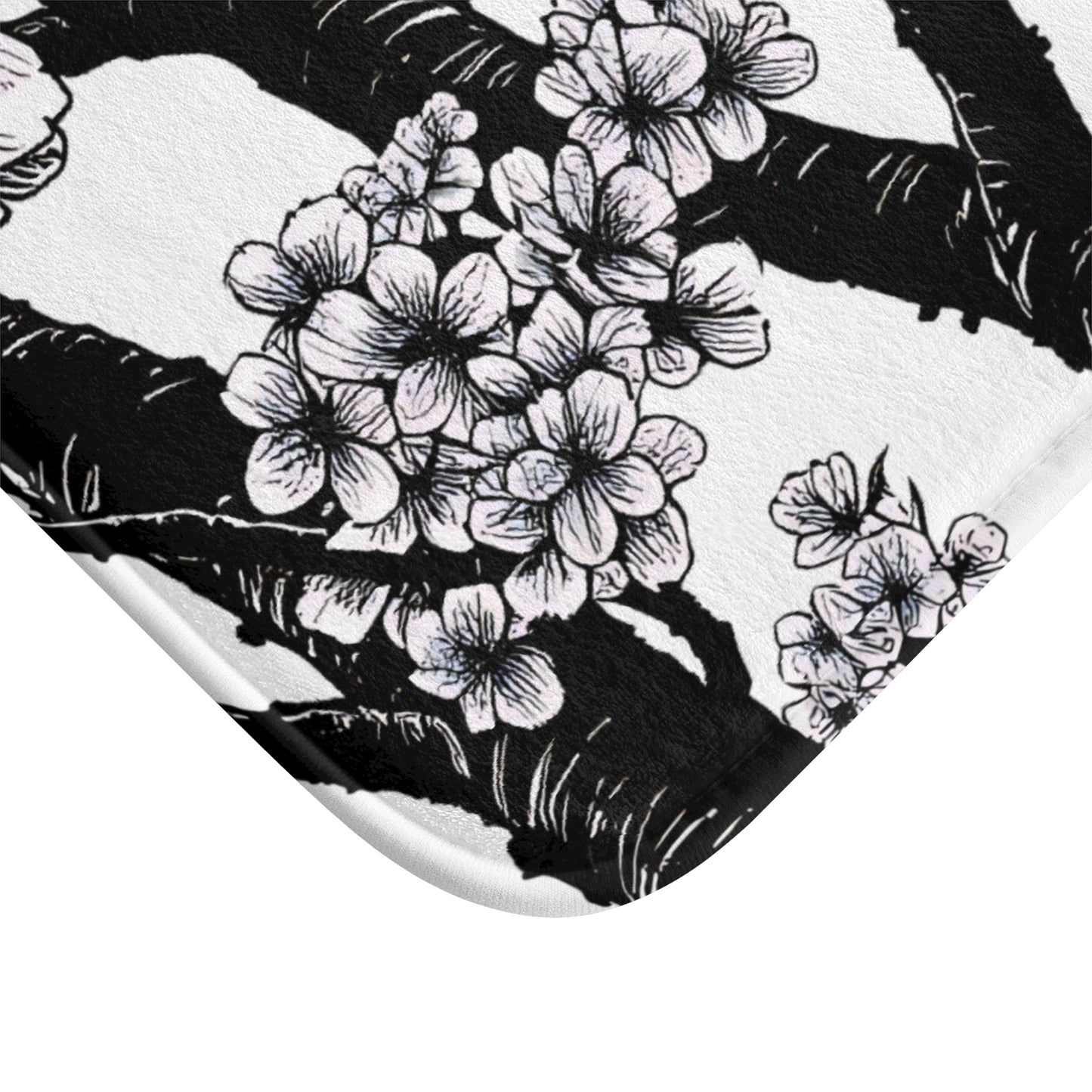 Chic Floral Bath Mat