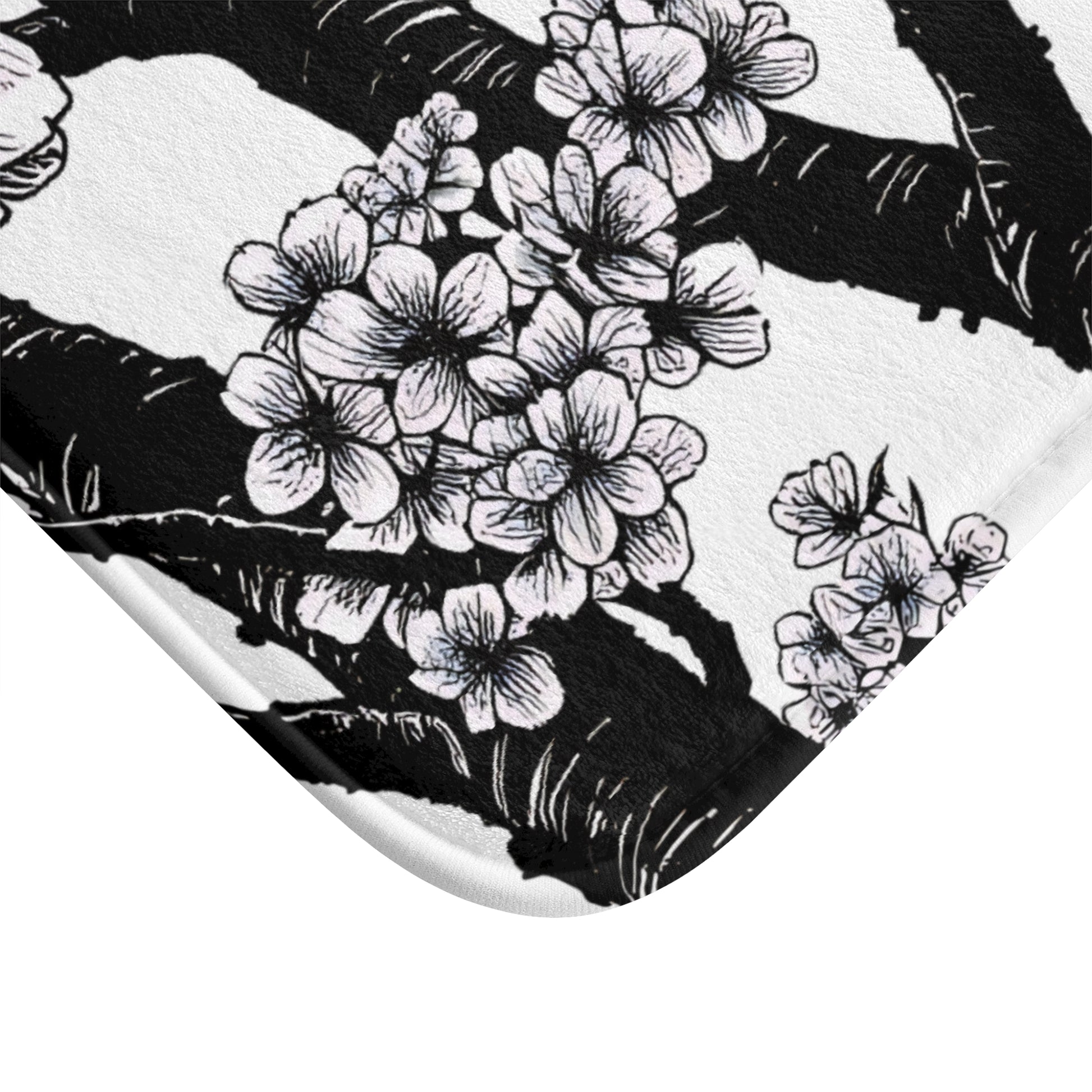 Chic Floral Bath Mat