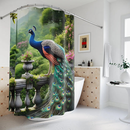 Peacock Paradise Shower Curtain