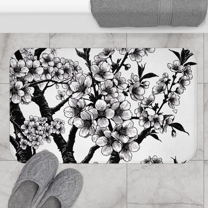 Chic Floral Bath Mat