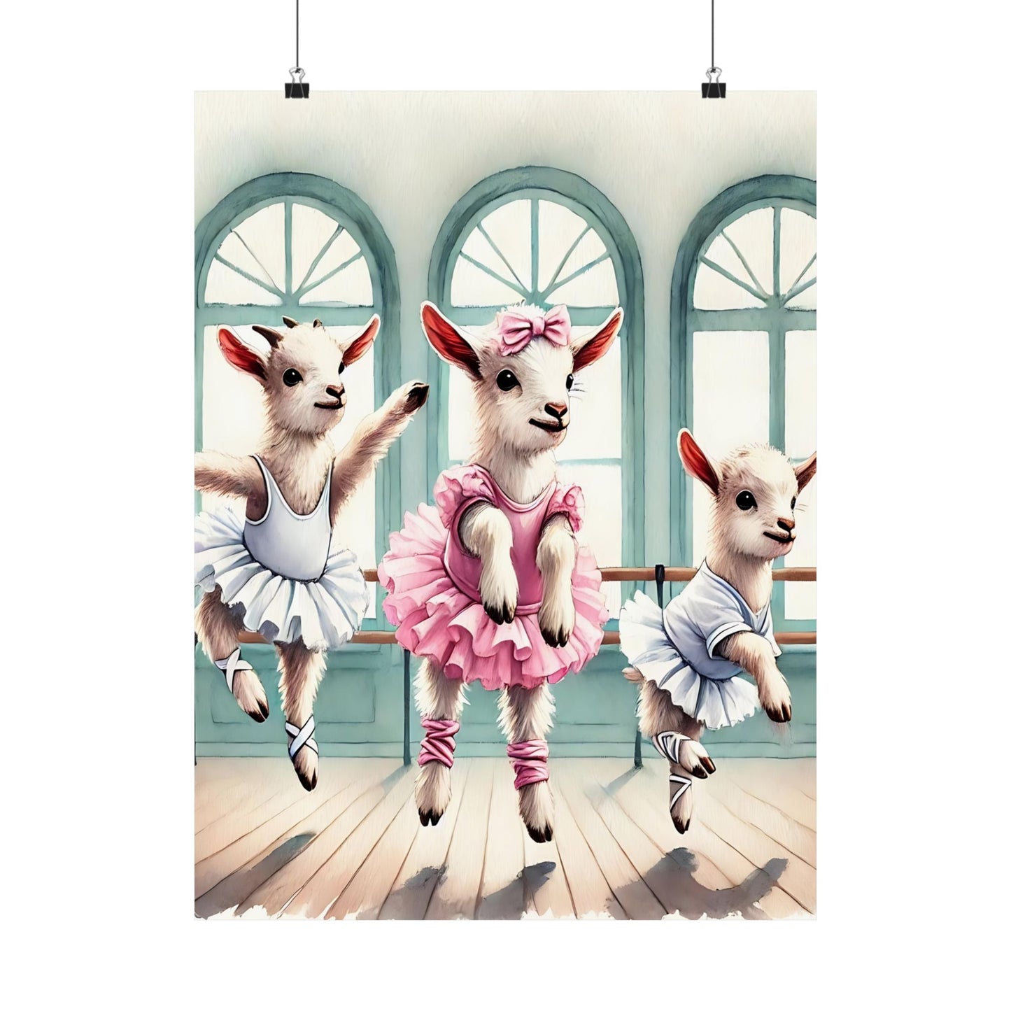 Ballet Goat Art Print