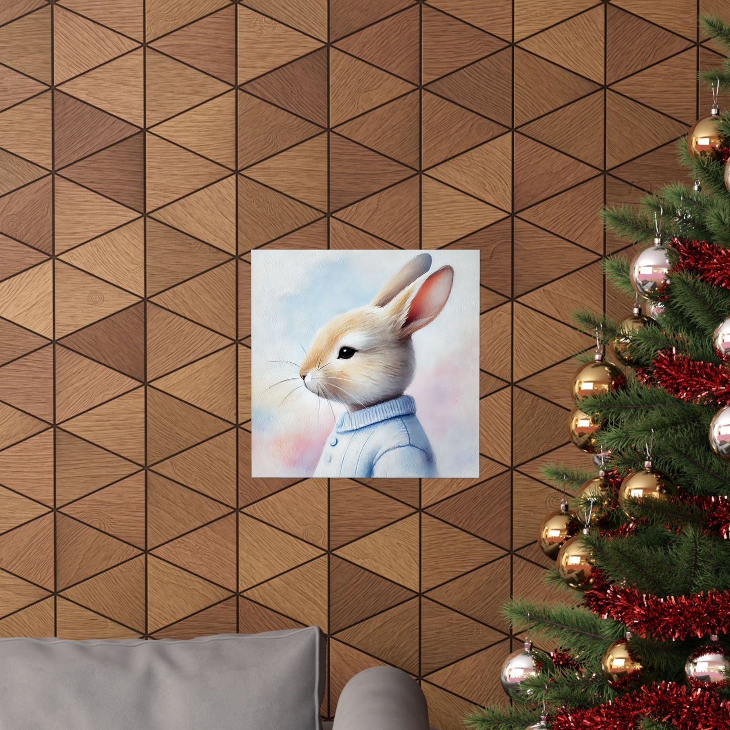 Adorable Bunny Art Print // Whimsical Home Decor // Bedroom...