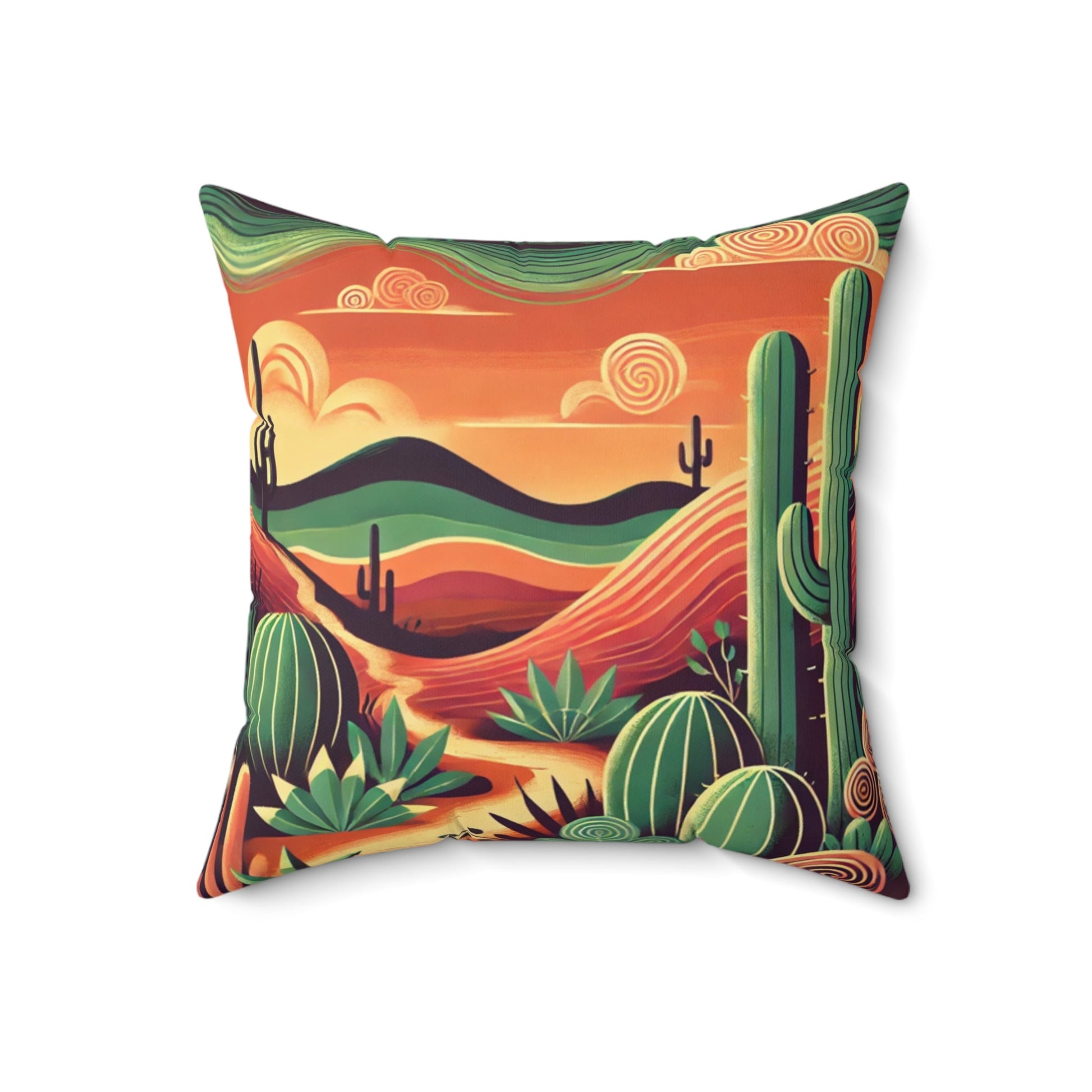 Desert Vibes Throw Pillow