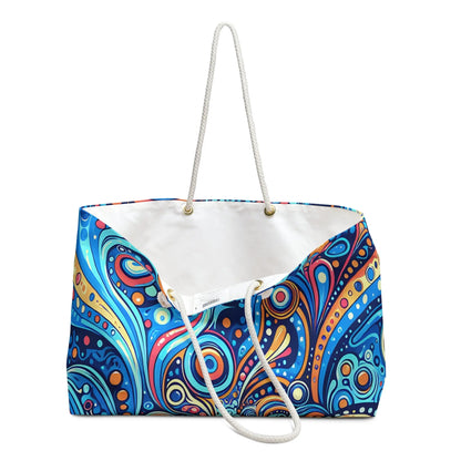 Vibrant Swirl Weekender Bag