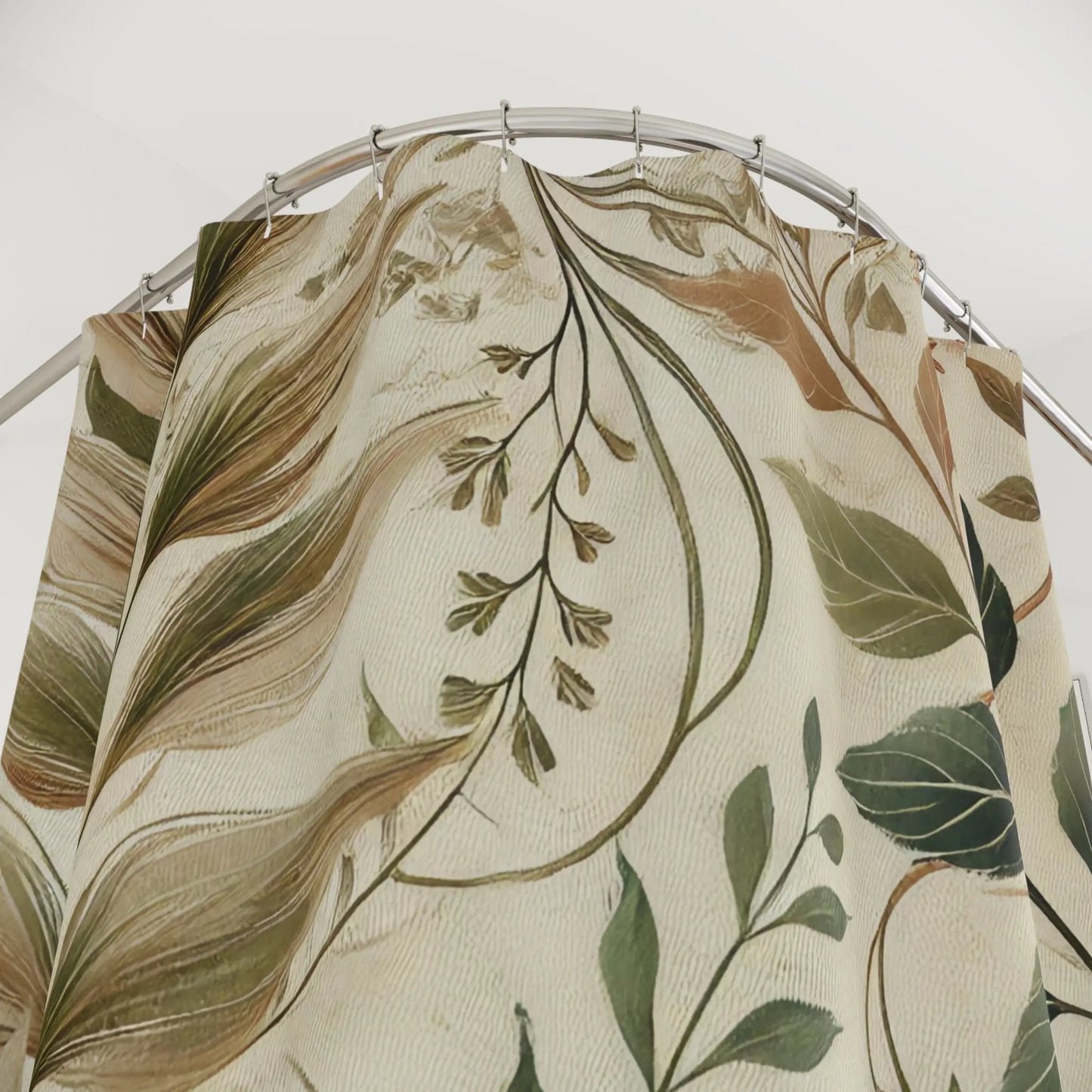 floral Vine Design Shower Curtains