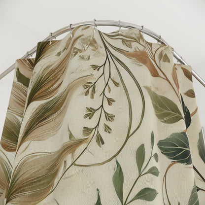 floral Vine Design Shower Curtains