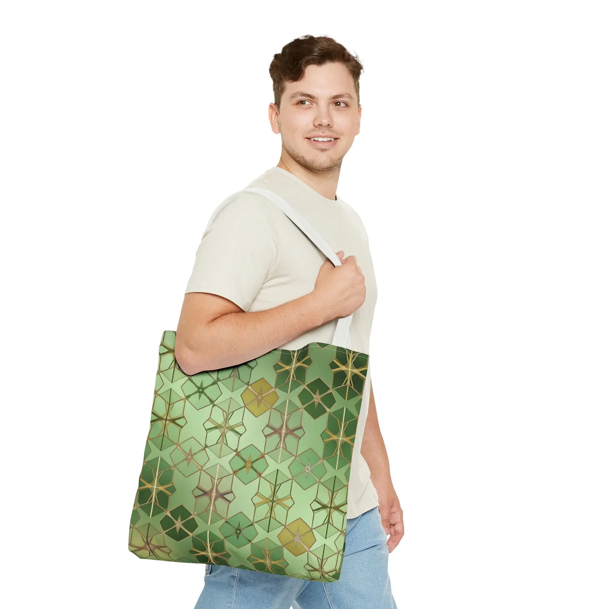 Geometric Moroccan Tile Tote Bag