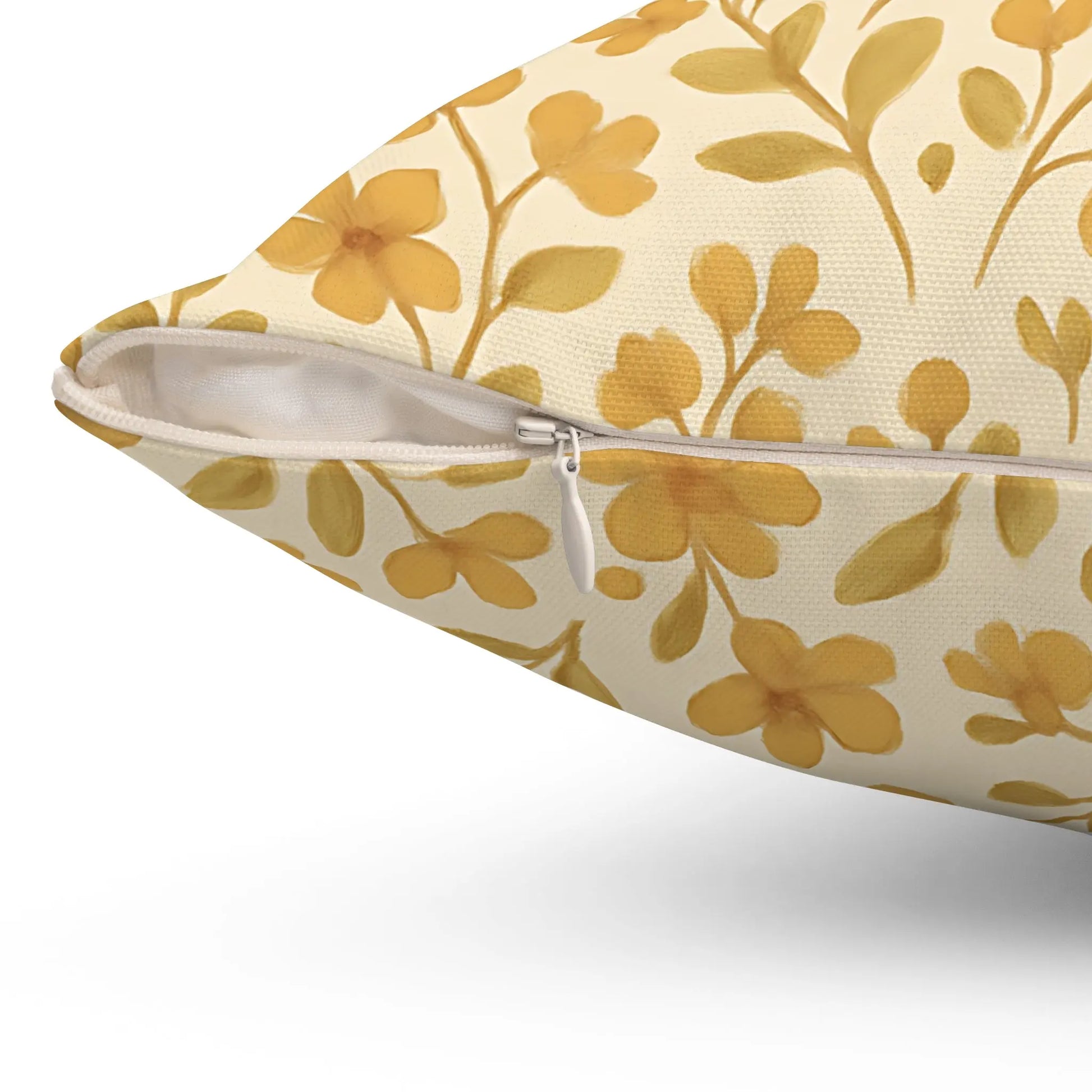 Floral Rustic Home Decor Pillow