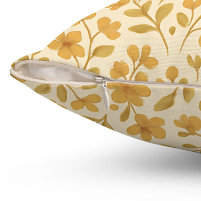 Floral Rustic Home Decor Pillow