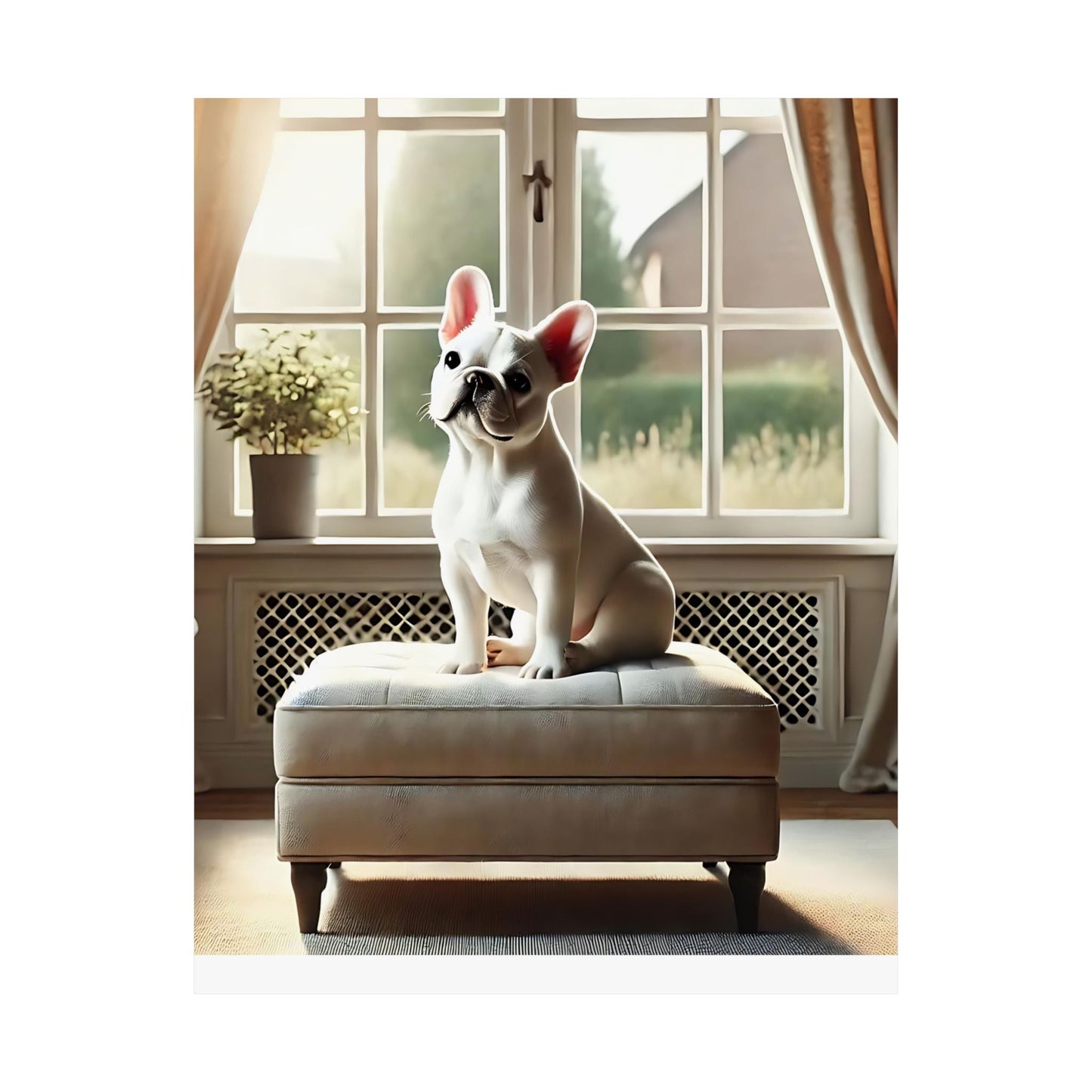 French Bulldog Matte Vertical Poster