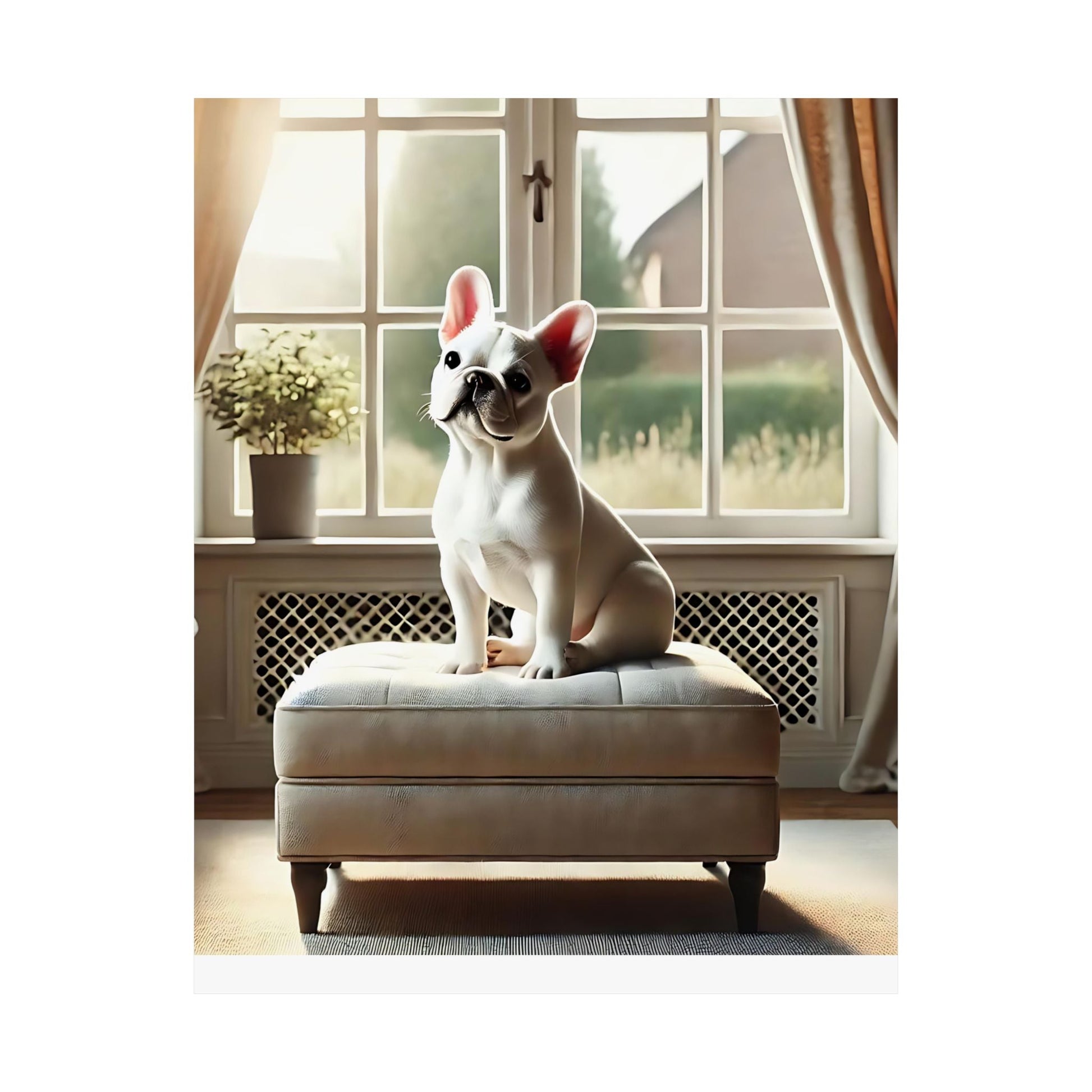 French Bulldog Matte Vertical Poster