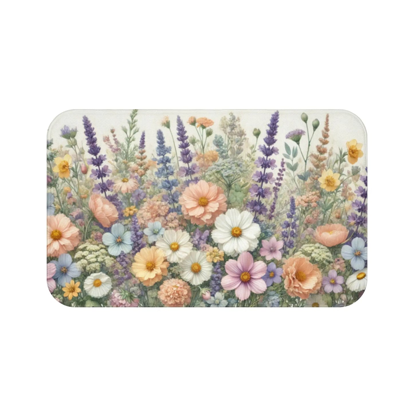 Wildflower Garden Bath Mat