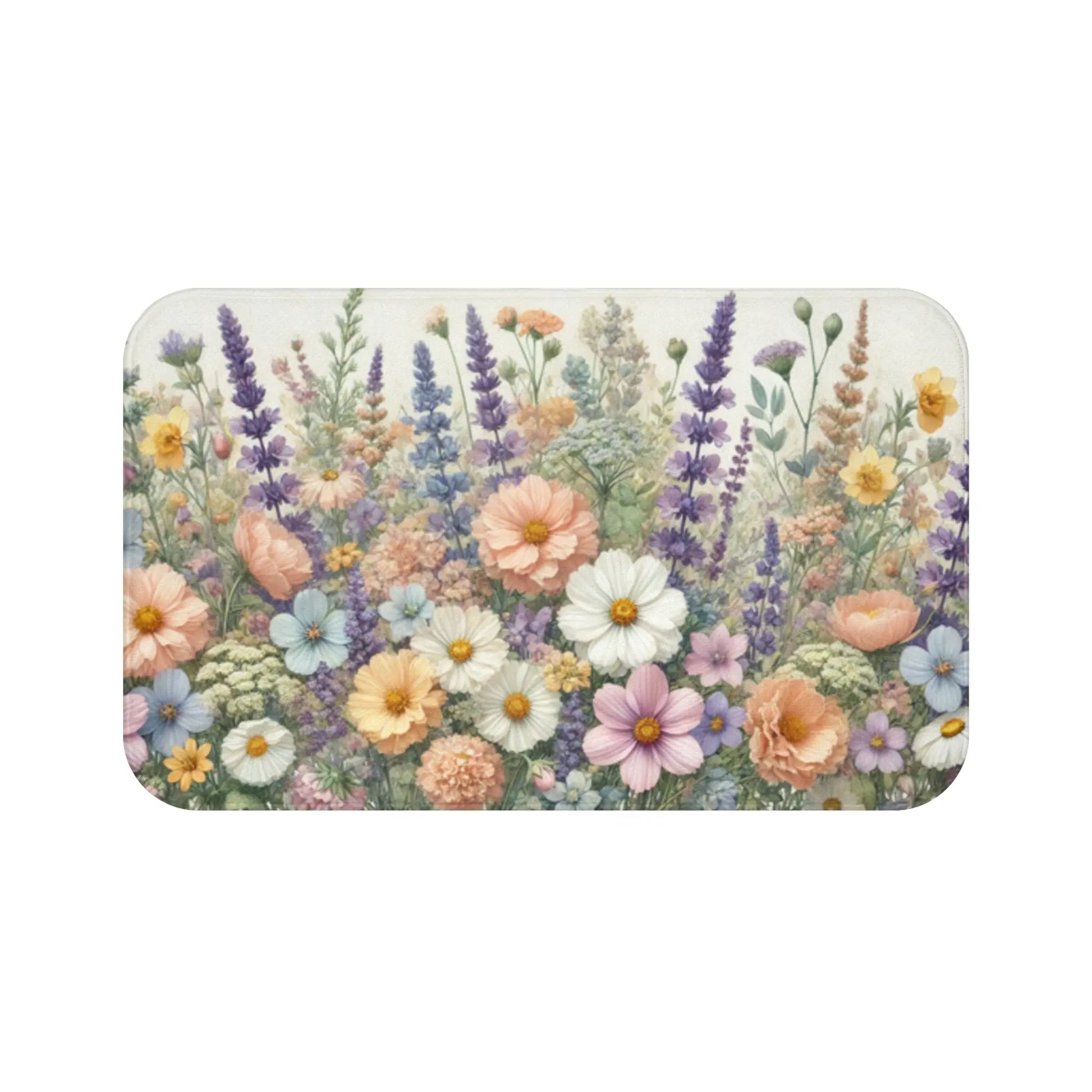 Wildflower Garden Bath Mat