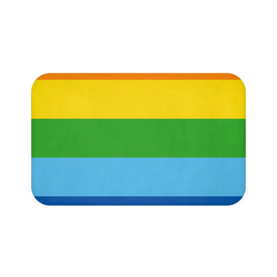 Colorful Stripes Bath Mat