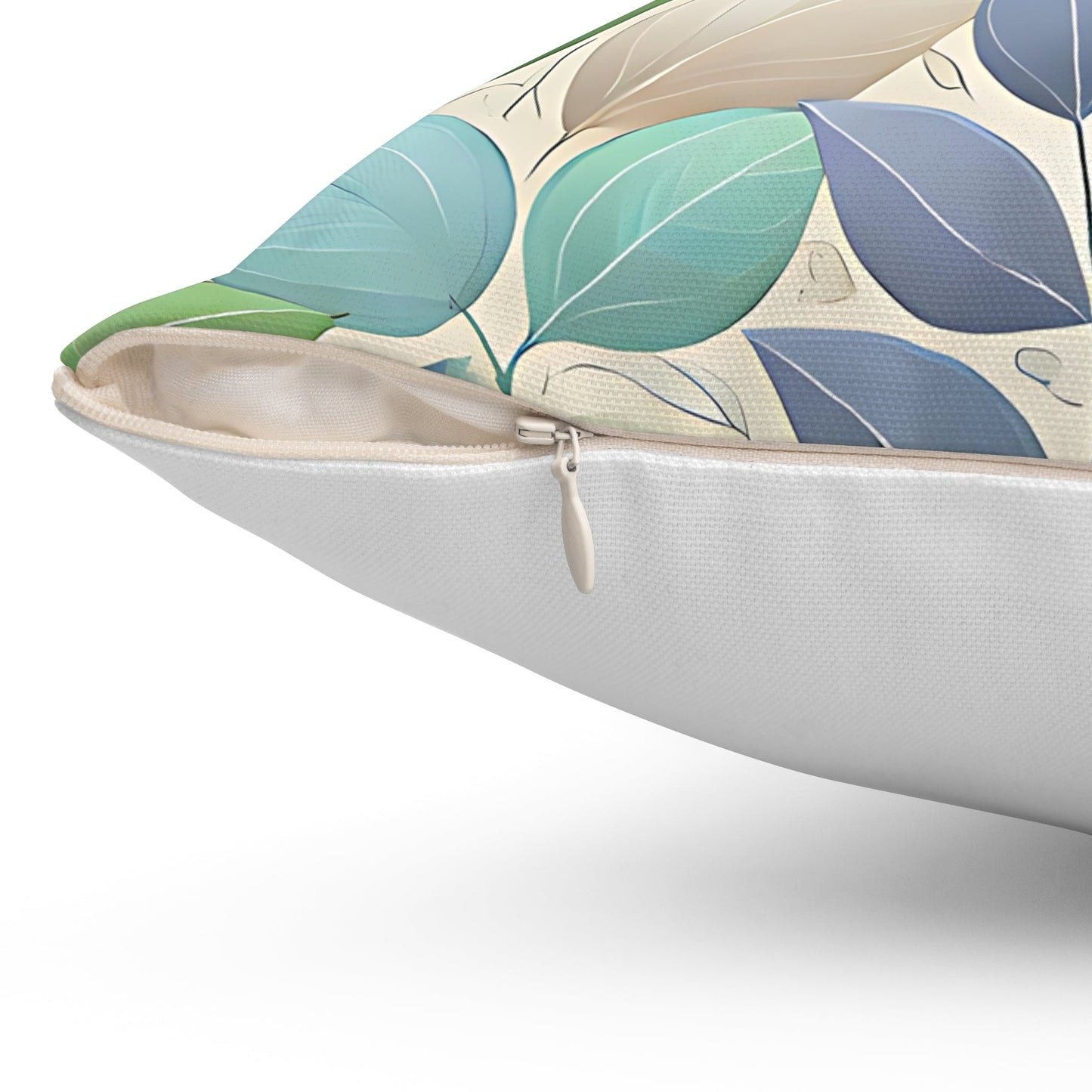 Pastel Leaf Pillow