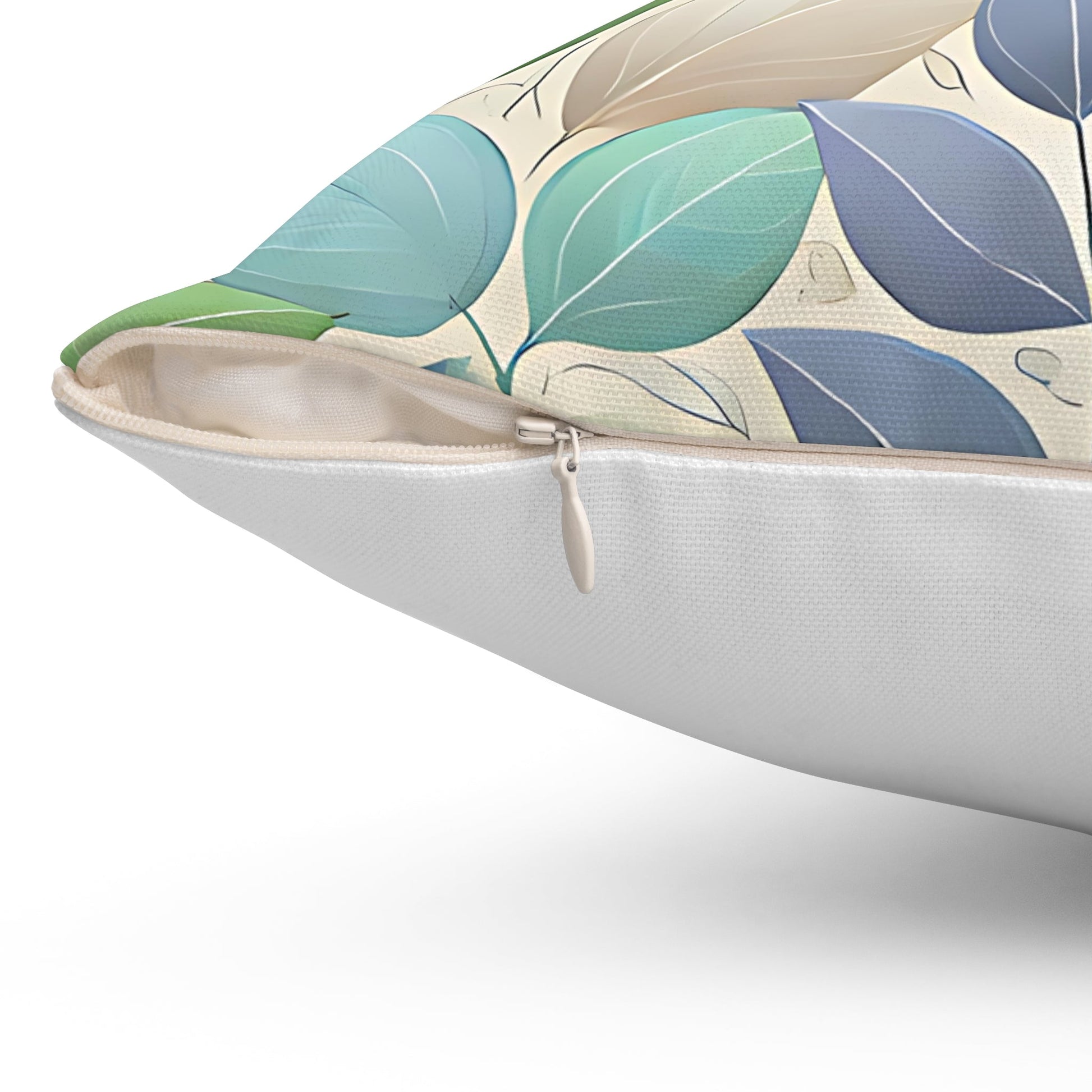 Pastel Leaf Pillow