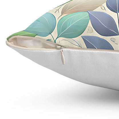 Pastel Leaf Pillow