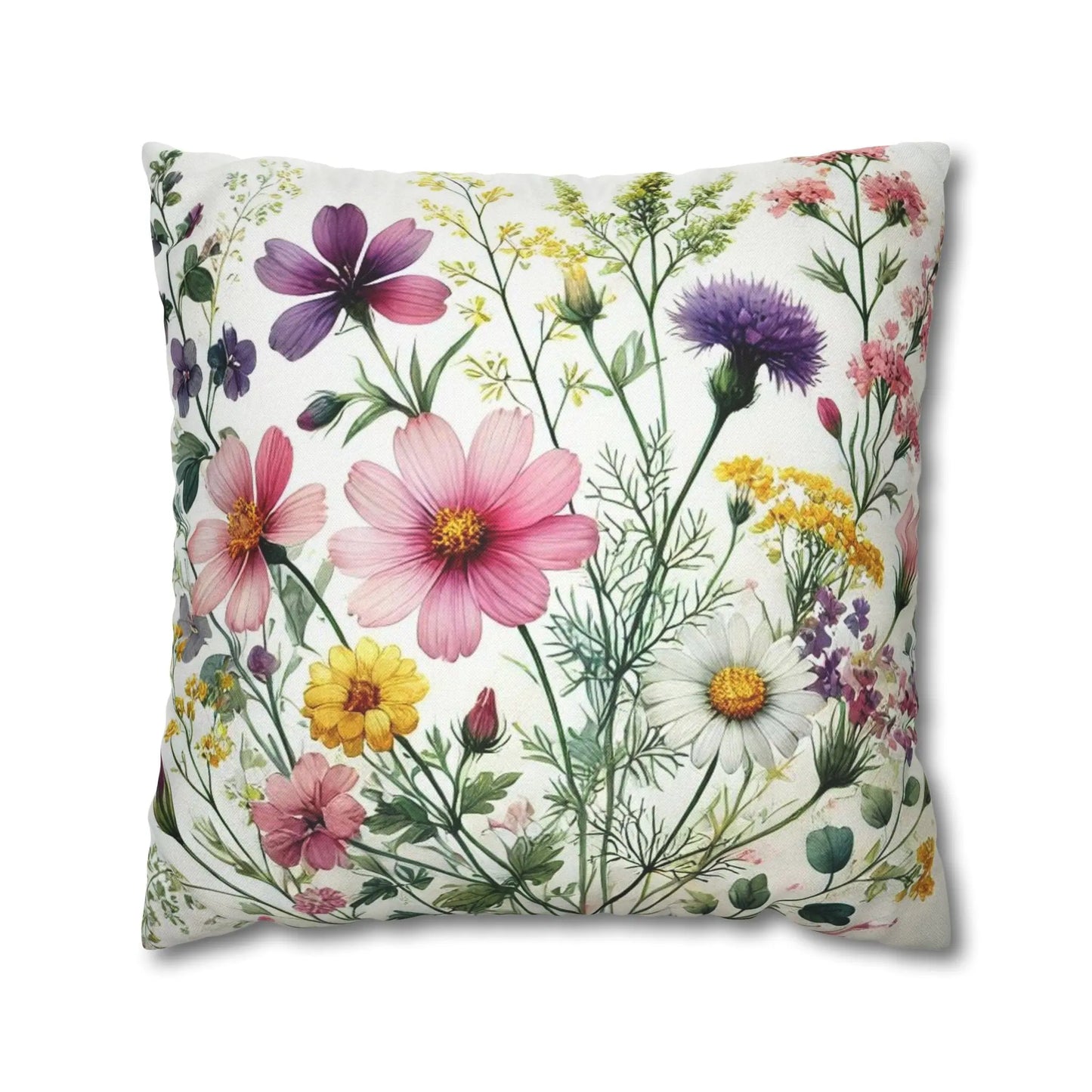 Floral Print Pillowcase