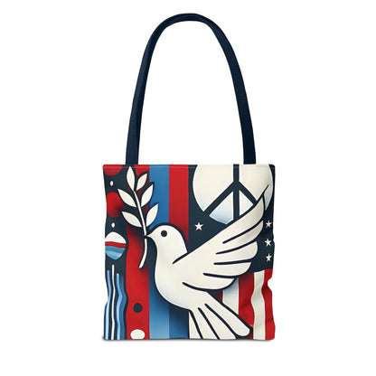 Peaceful Dove Tote Bag | Eco-Friendly Shopping Bag, Gift for Nature Lovers, Travel Tote, Festival Essential, Bohemian Style