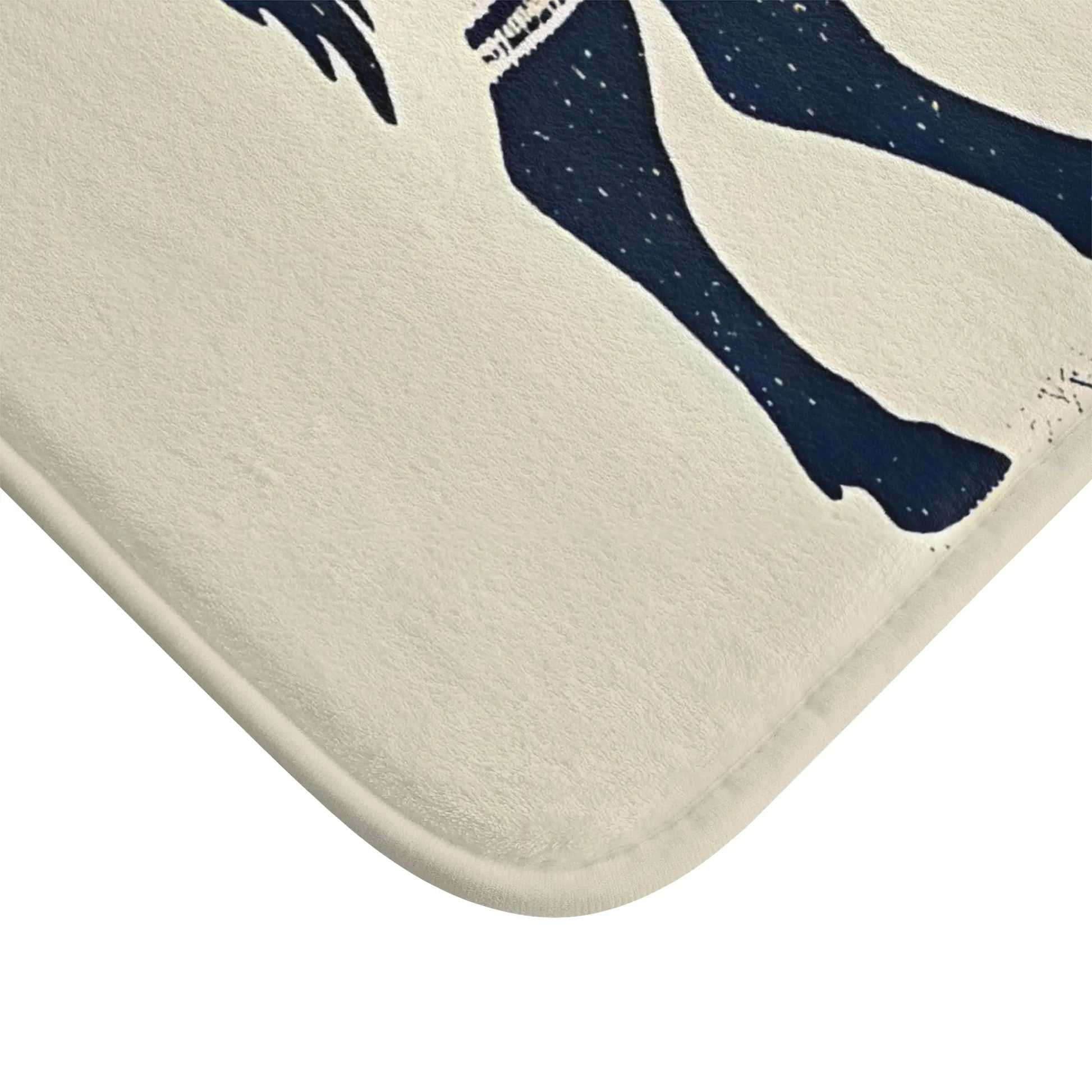 Patriotic Bath Mat with Buffalo Design