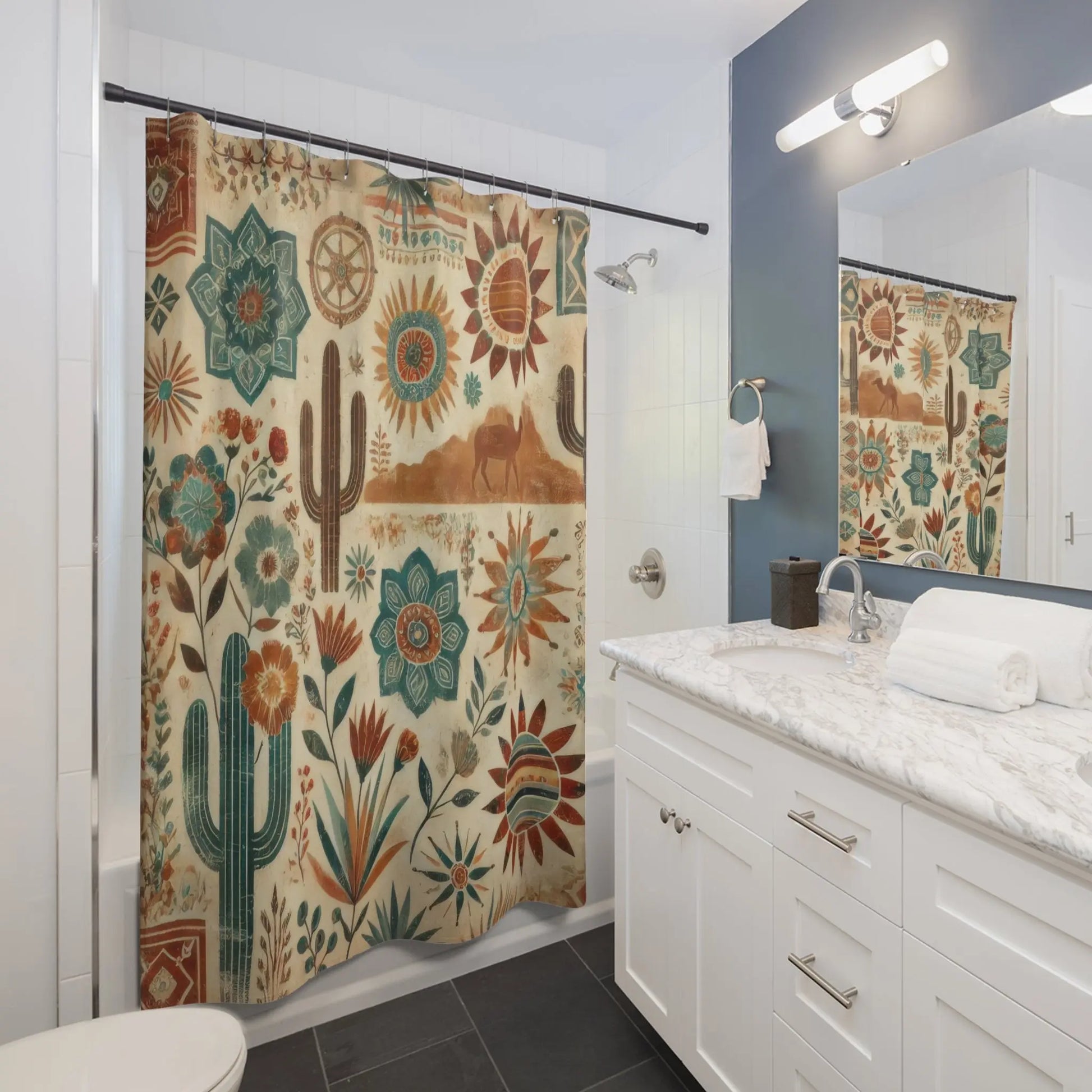 Bohemian Desert Shower Curtain