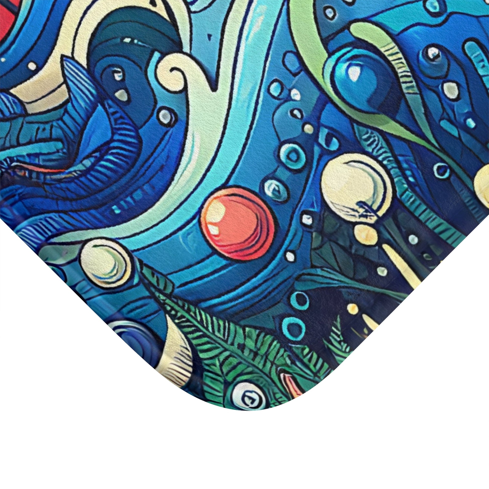 Ocean Waves Bath Mat