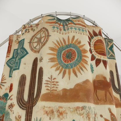 Bohemian Desert Shower Curtain
