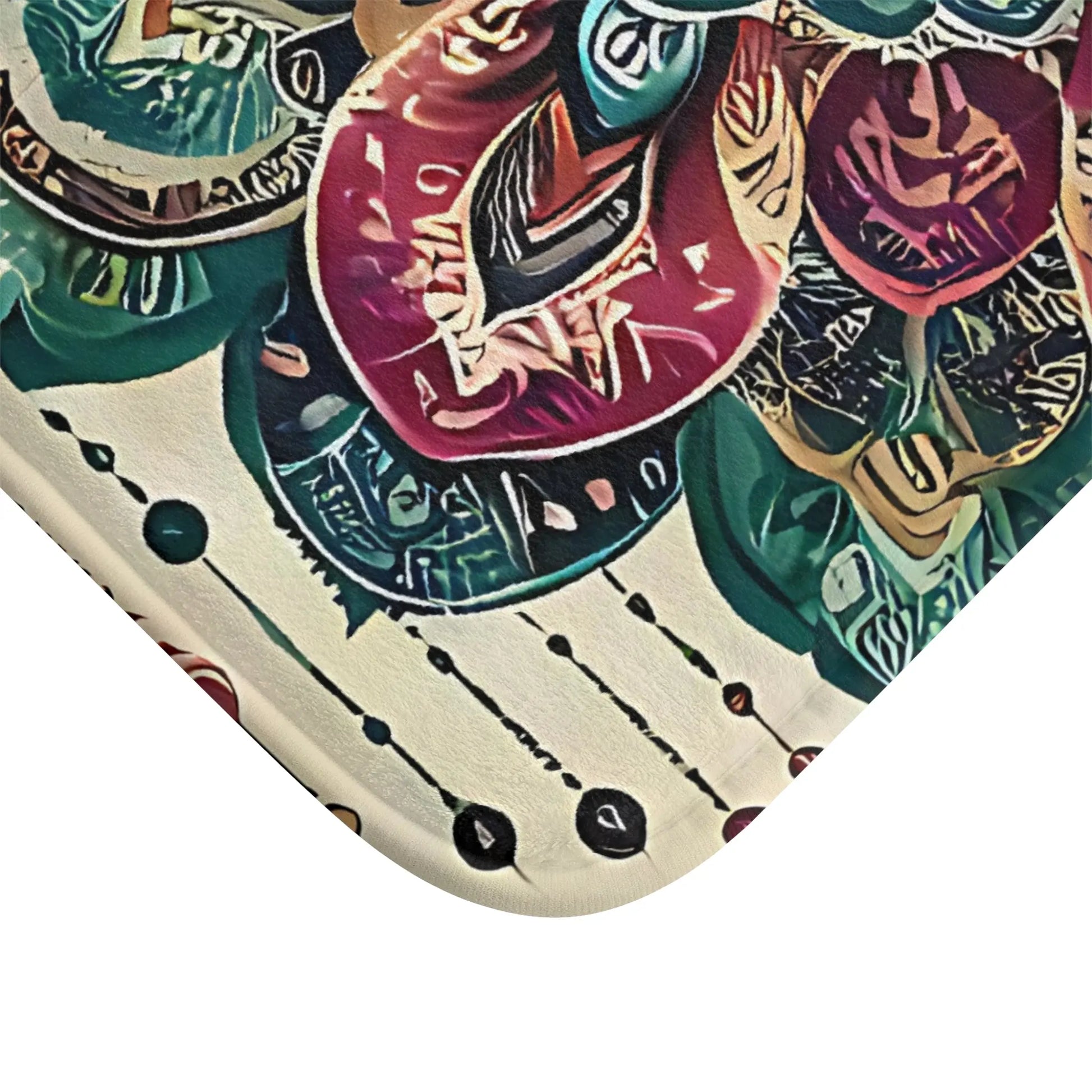 Mandala Floral Bath Mat