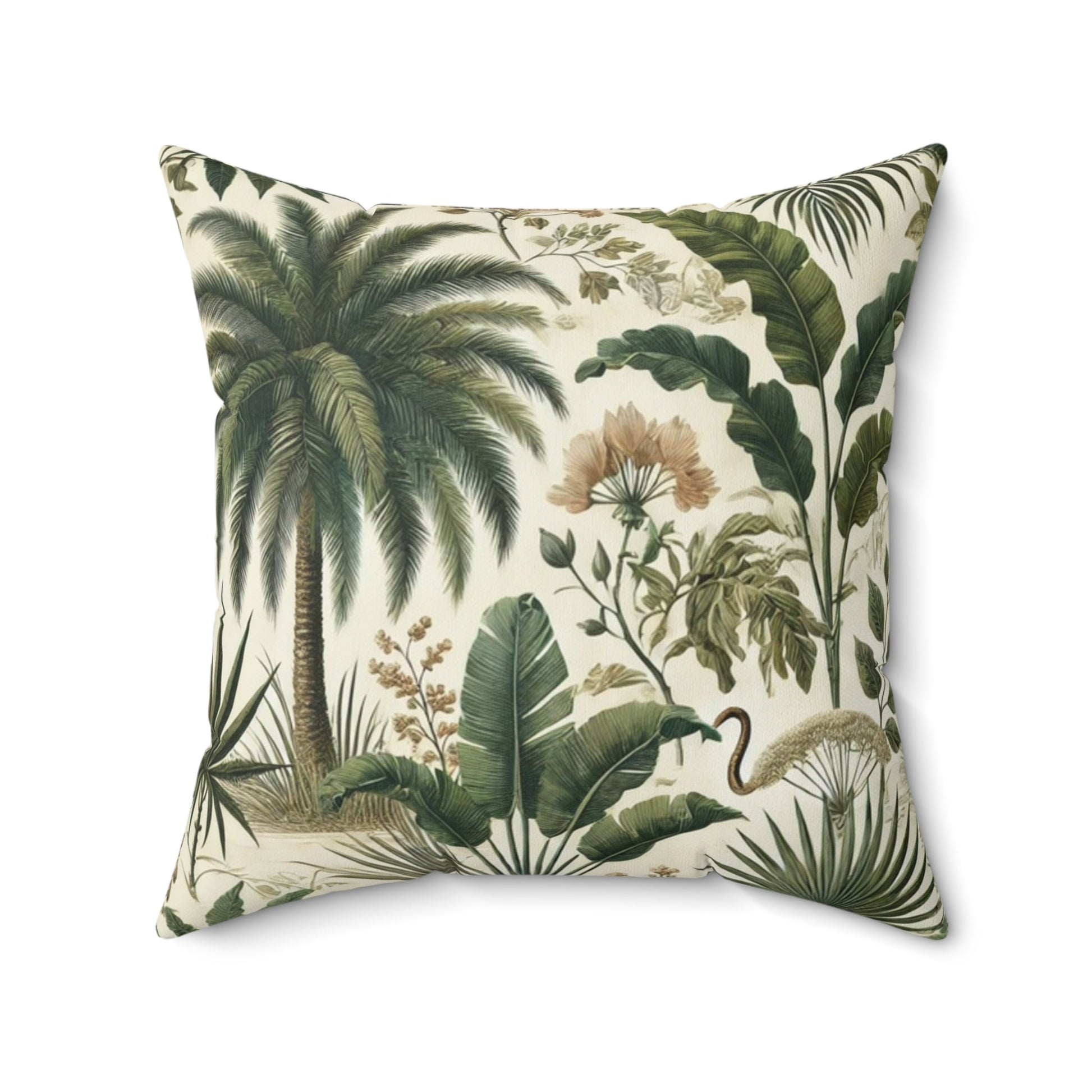 Palm Tree Garden Pillow