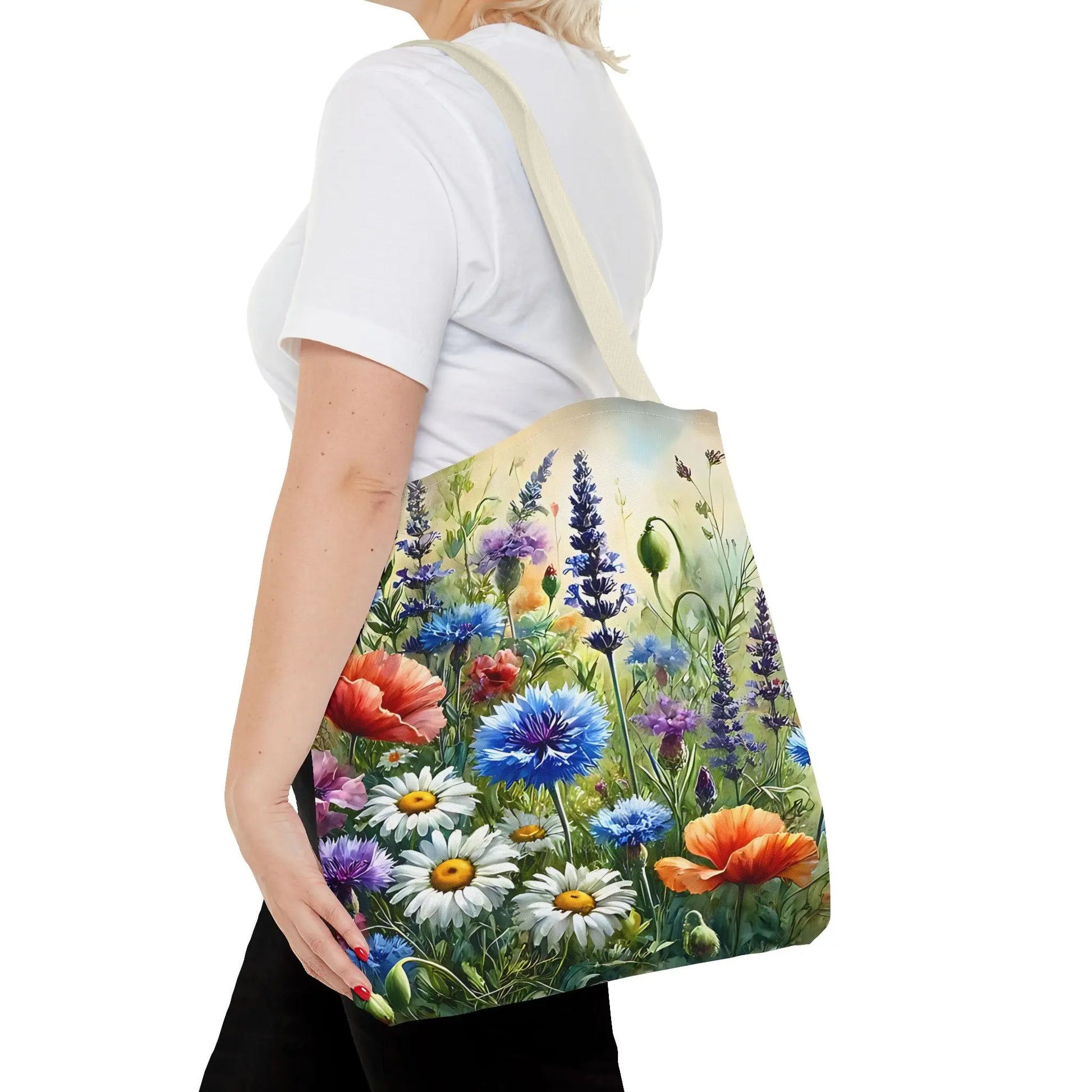 Vibrant Floral Tote Bag