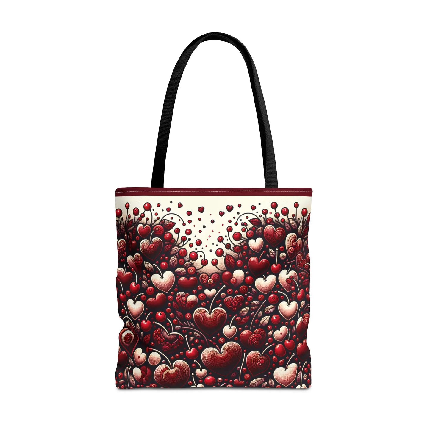 Cherry Hearts Tote Bag