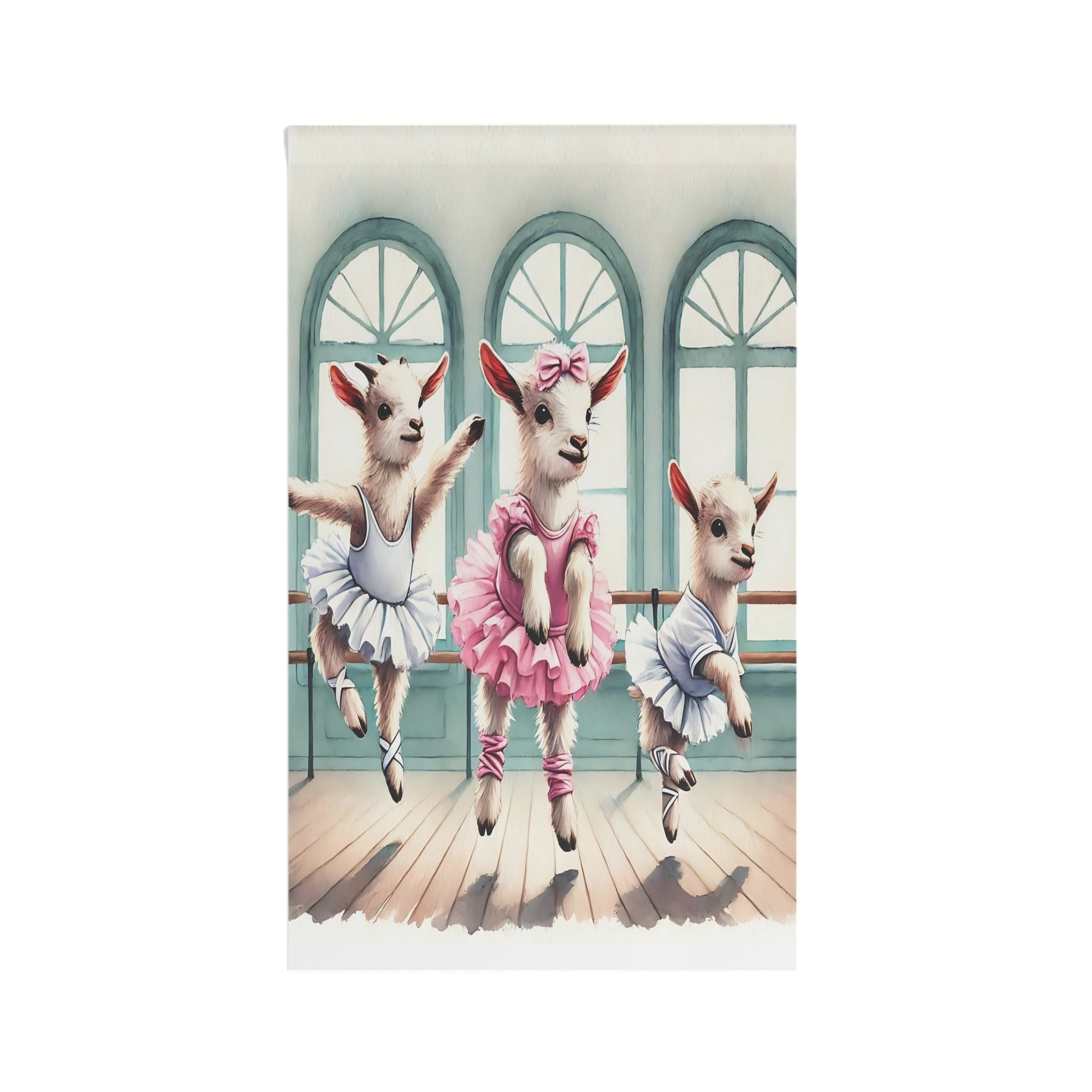 Whimsical Goat Ballerina House Banner