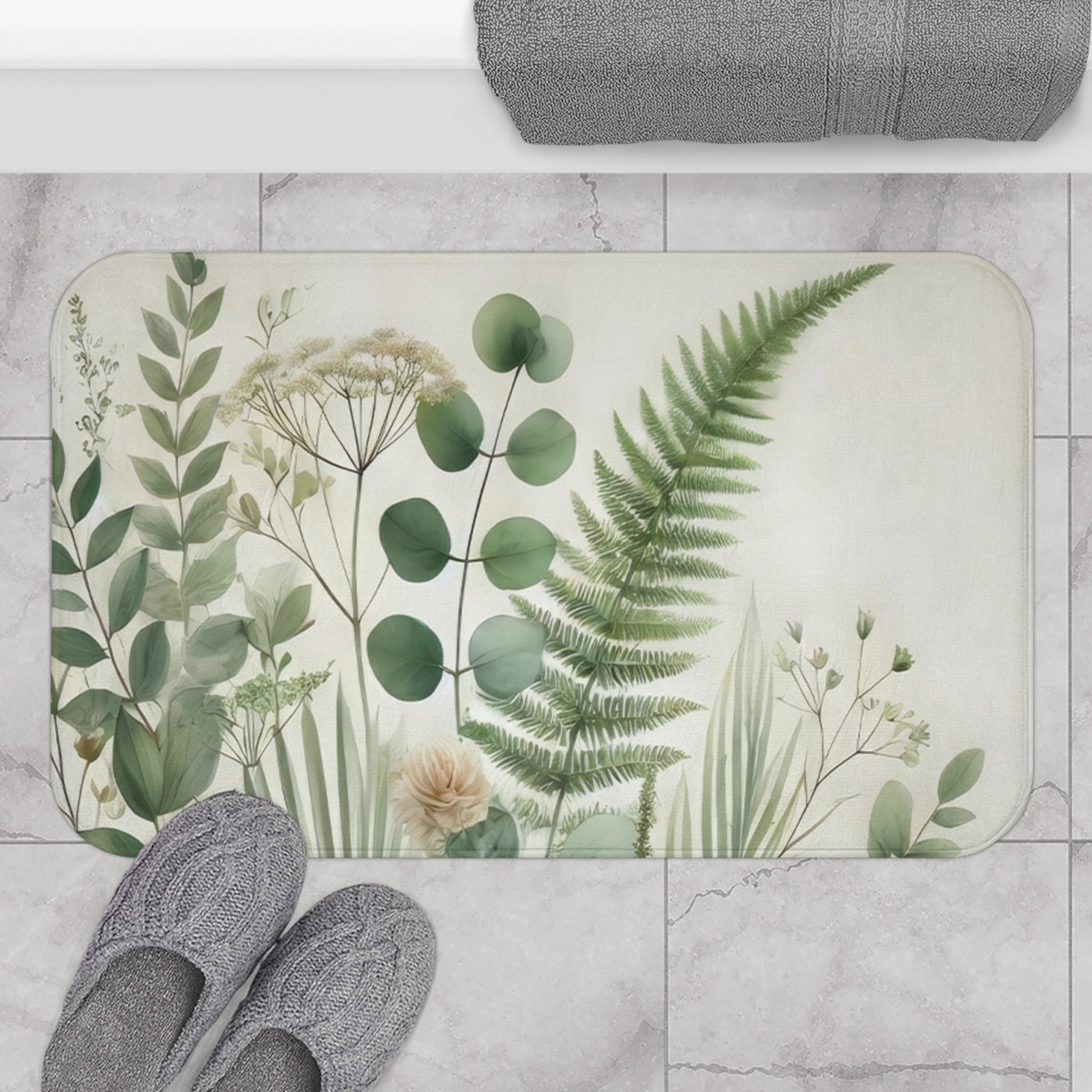 Botanical Bath Mat