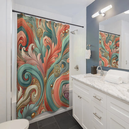Swirl Shower Curtains