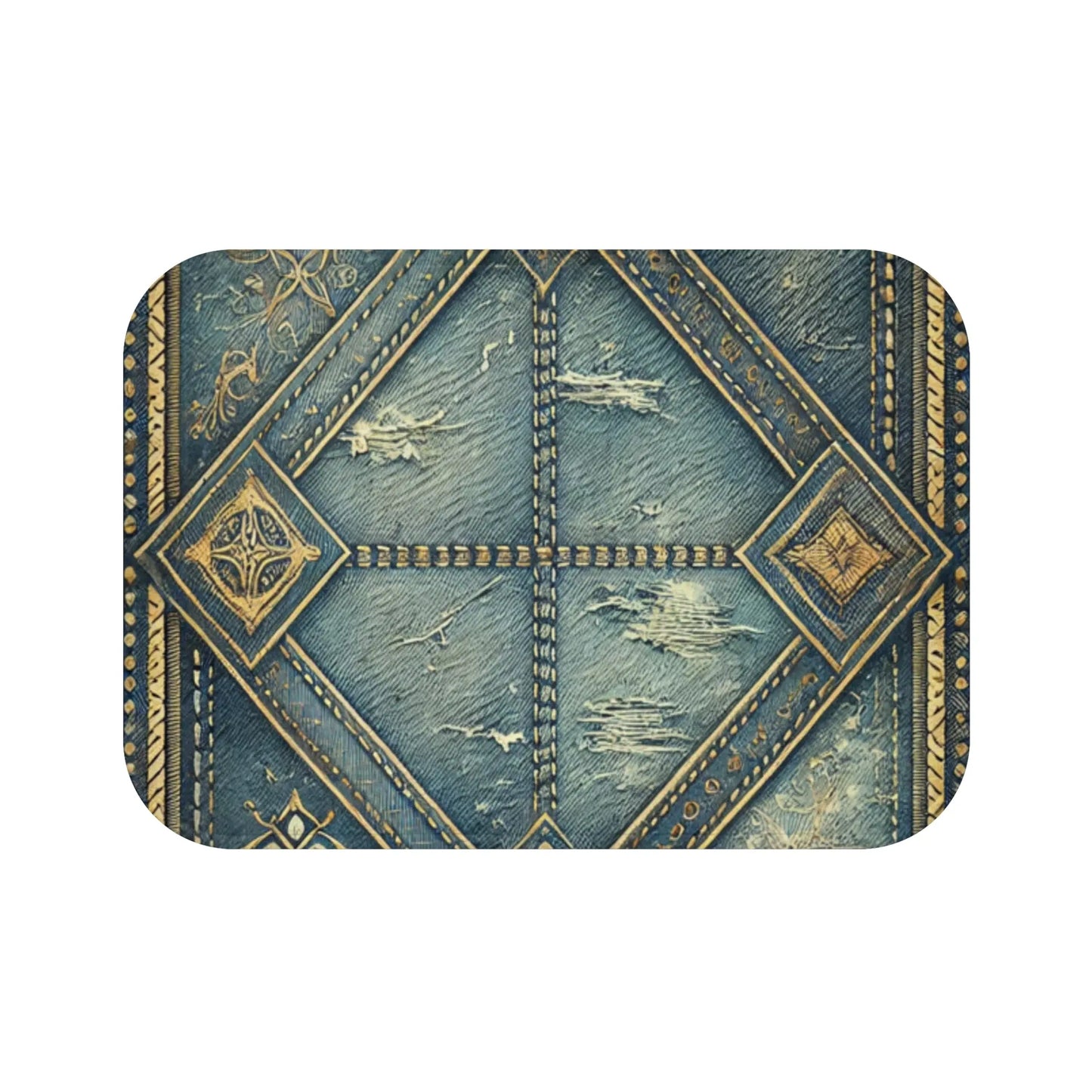 Antique Geometric Bath Mat