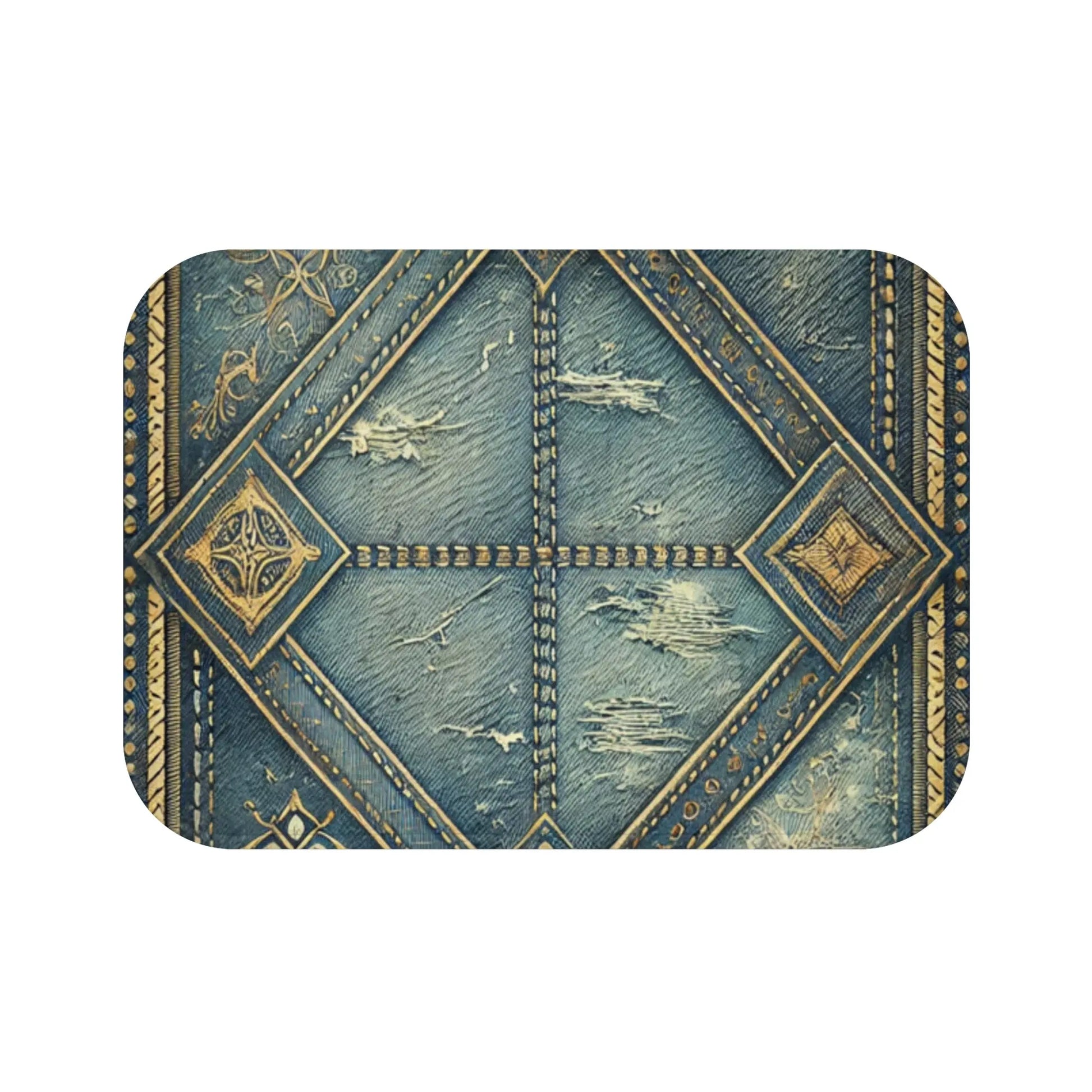 Antique Geometric Bath Mat